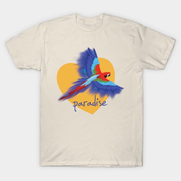 Paradise Parrot T-Shirt by SpassmitShirts